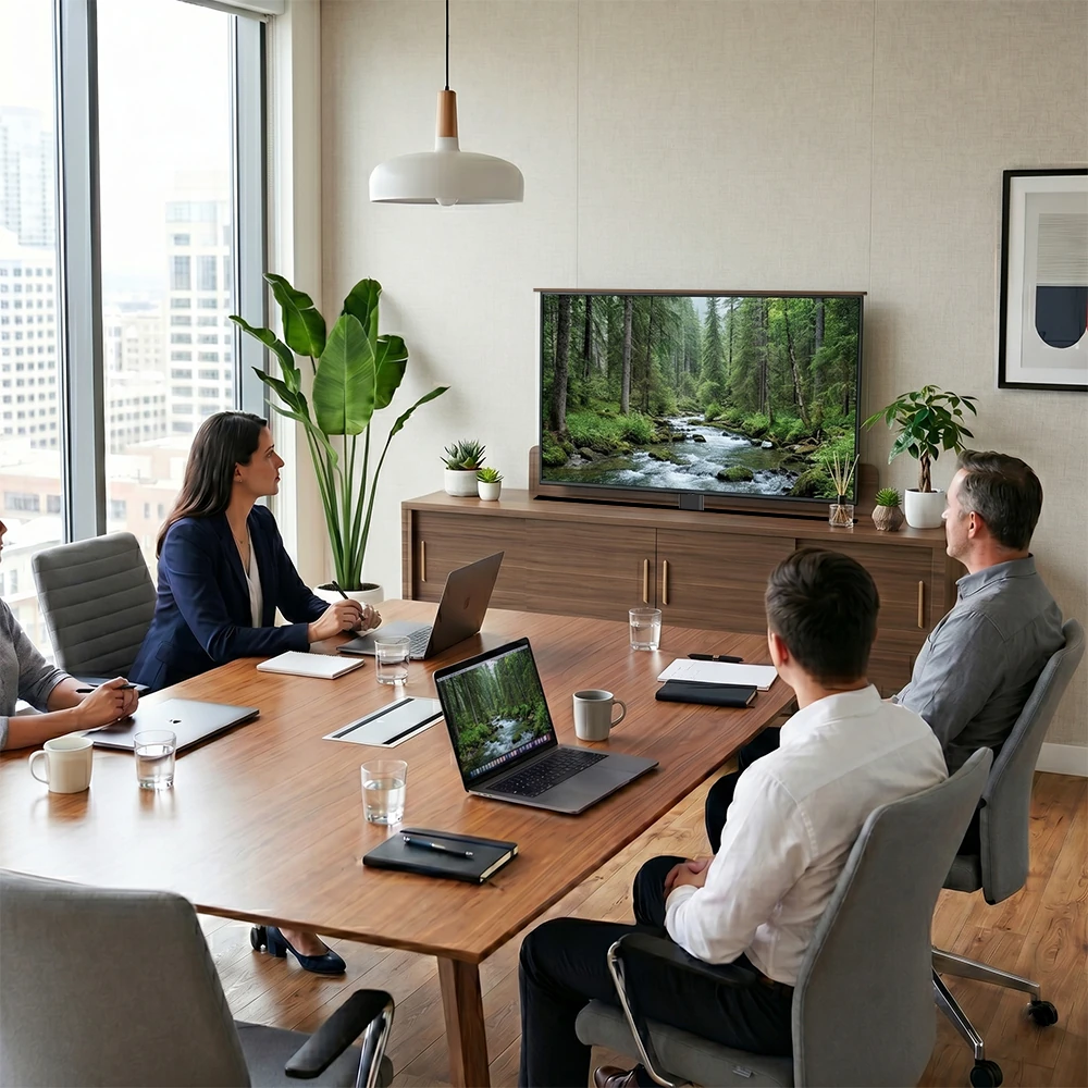 NT33-1TV(B) hidden TV lift bracket for meeting room display