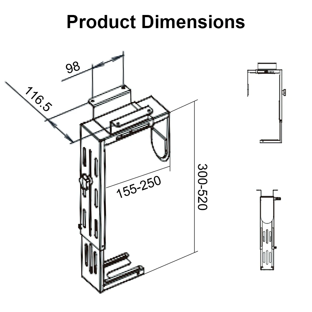 NATE HZJ-A CPU holder product dimensions