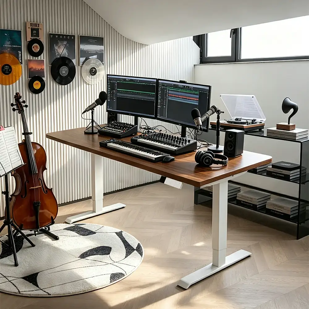 NATE NT33-2JRF2 standing desk frame for creative studio workstation