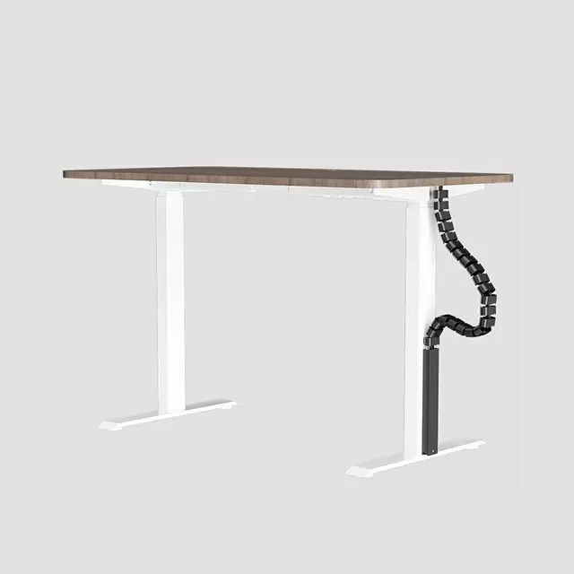 NATE HTC-A2 Magnetic Box Cable Spine installed under standing desk