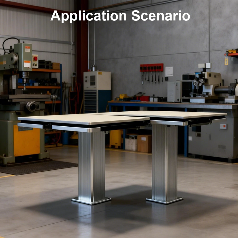 AD-VA2 heavy duty lifting column for industrial workbench