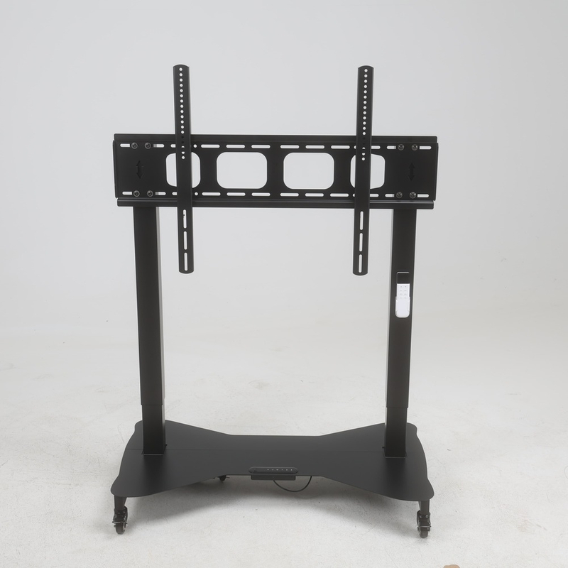 Heavy-Duty Dual Motor Electric Mobile TV Stand | Supports 65