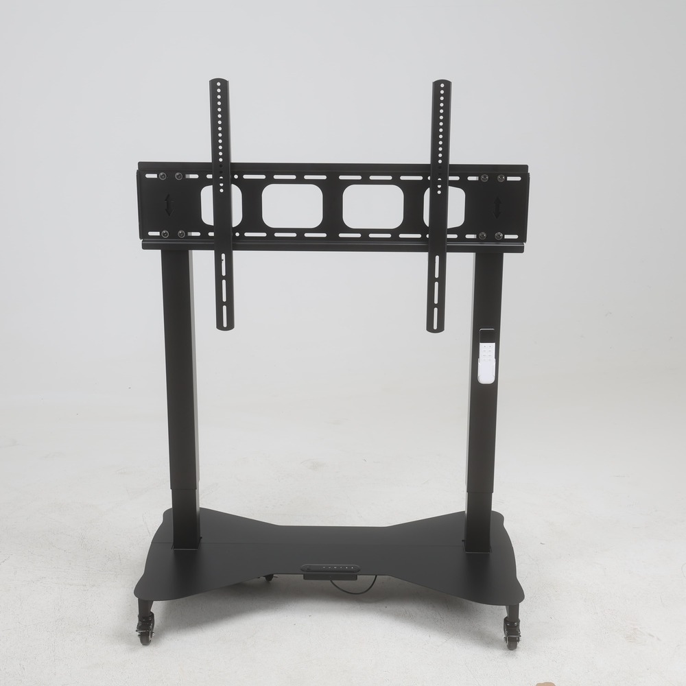 Heavy-Duty Dual Motor Electric Mobile TV Stand | Supports 65