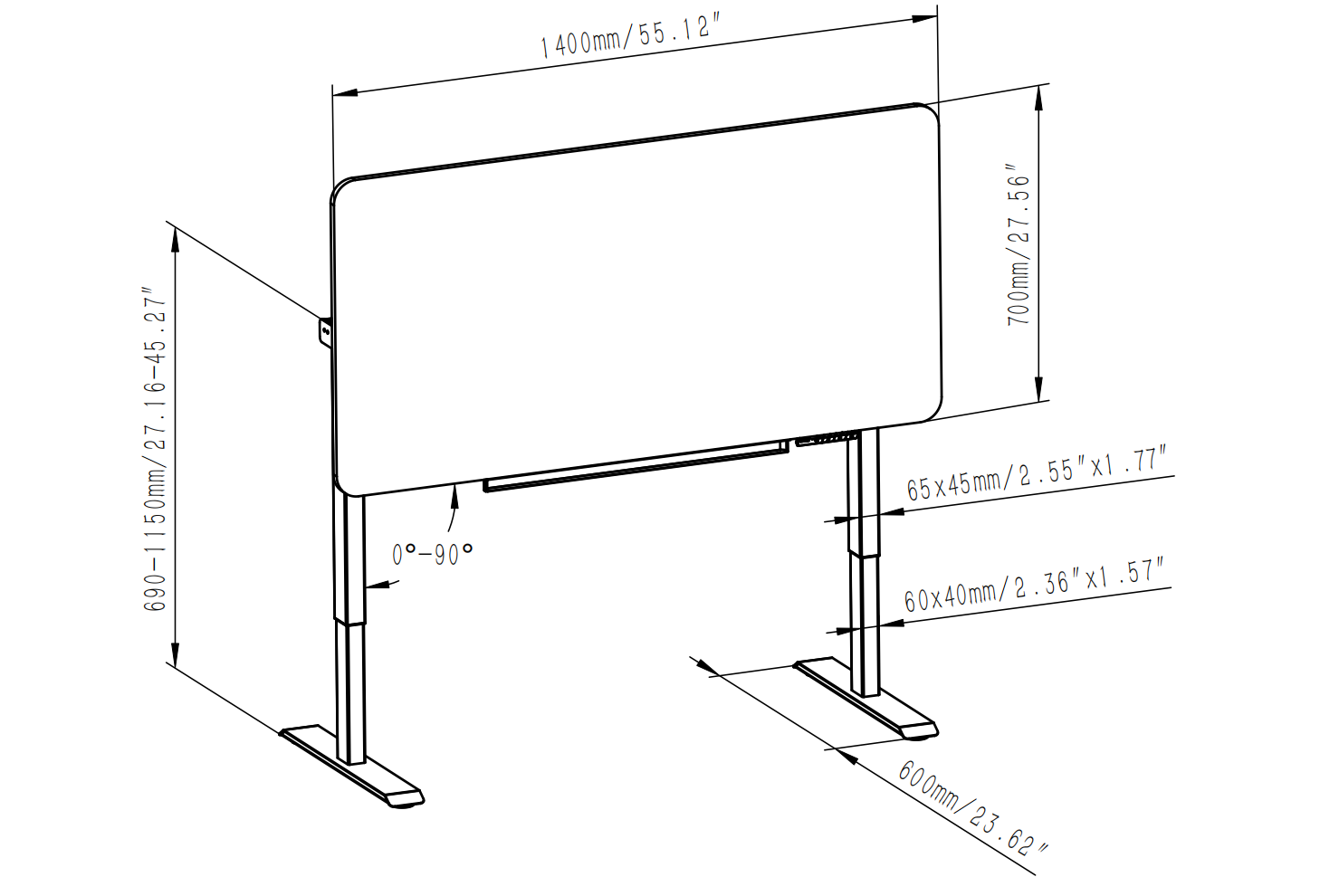 ST1-2SACRHF2(A)line drawing
