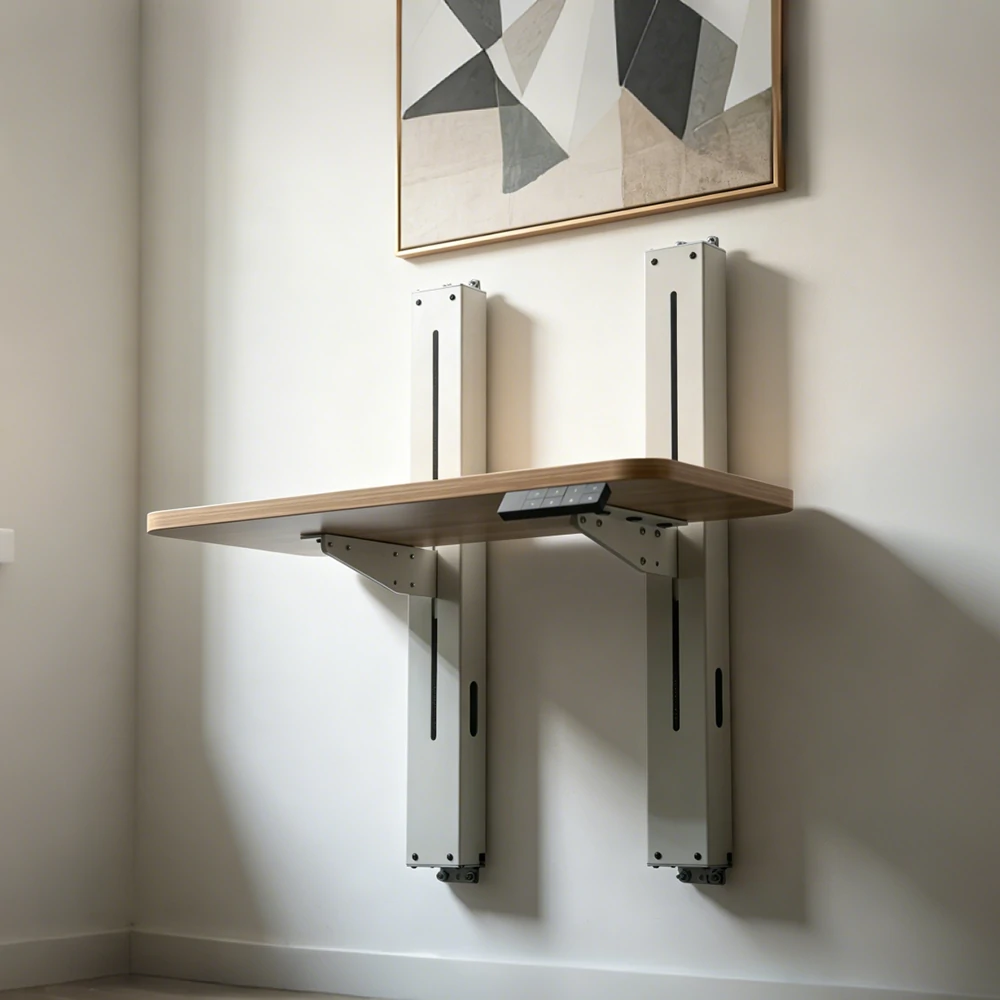 WM-2I1 wall-mounted height adjustable workbench