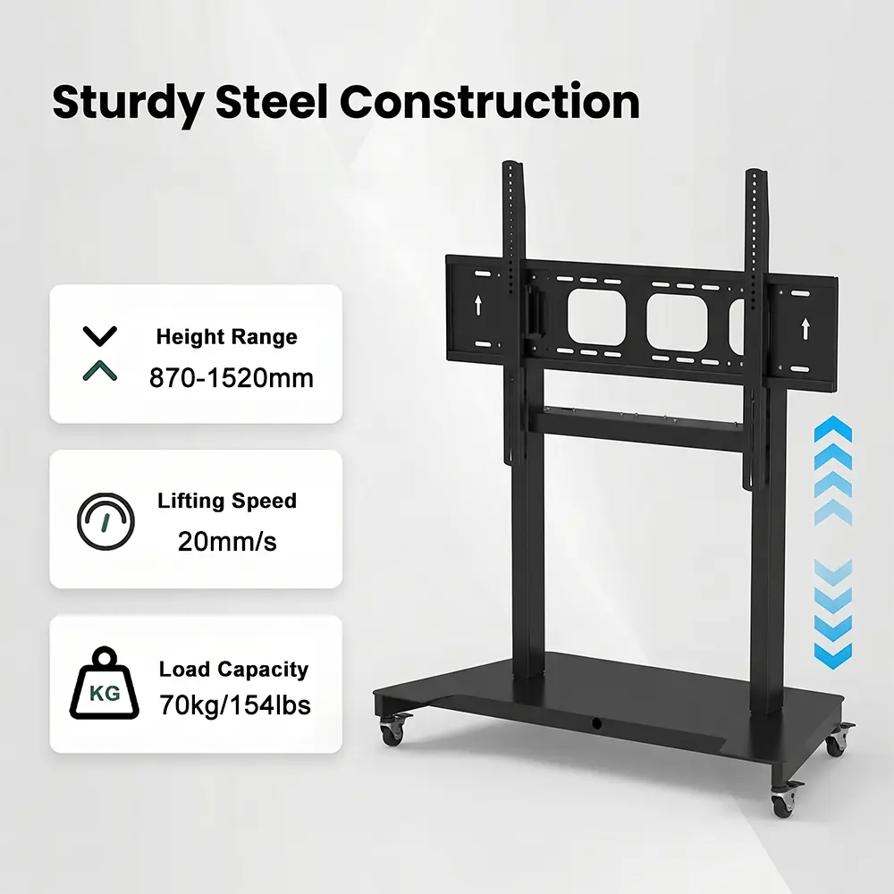 2SYDTV(A) sturdy steel construction TV lift stand